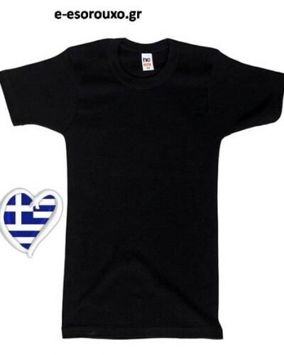 Alternative view of Φανέλα με ανοικτό λαιμό Nina Club  Μαύρο