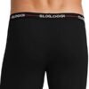 Boxer Sloggi Short 2 τεμ.  Μαύρο/Ριγέ - Image 3
