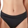 Μαγιό Ψηλόμεσο Bikini Slip Blu4u Μαύρο