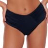 Μαγιό Bikini Ψηλόμεσο Slip Bluepoint  Μαύρο