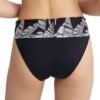 Μαγιό Bikini Slip Blu4u 'BLACK LEAVES'  Ασπρόμαυρο - Image 3