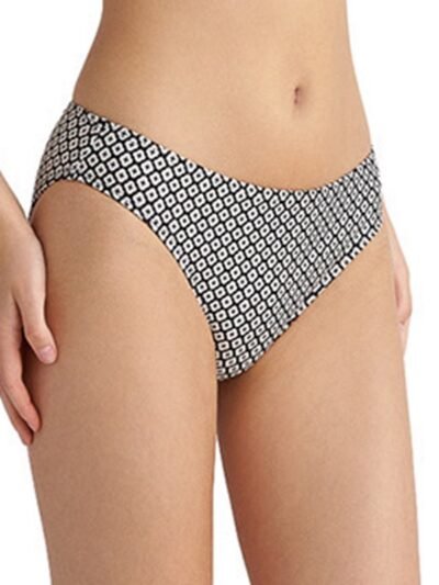 Alternative view of Μαγιό Bikini Slip Blu4u ‘SHELLS’  Μαύρο εμπριμέ