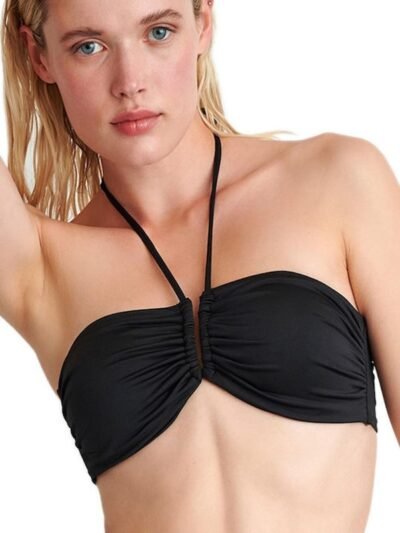 Μαγιό Strapless Top Blu4u Cup B 'FASHION SOLIDS'  Μαύρο
