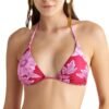 Μαγιό Τρίγωνο Top Blu4u Cup B 'COUTURE BLOOM'  Μπορντώ/ροζ εμπριμέ