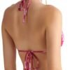 Μαγιό Τρίγωνο Top Blu4u Cup B 'COUTURE BLOOM'  Μπορντώ/ροζ εμπριμέ - Image 2
