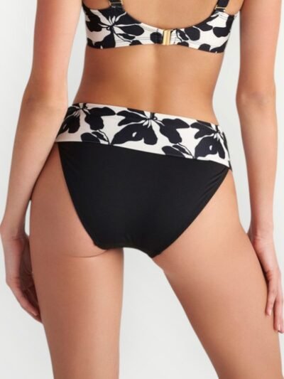 Alternative view of Μαγιό Bikini Slip Blu4u 'TRIBAL JUNGLE' Ασπρόμαυρο