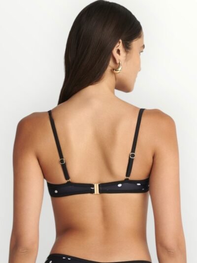 Alternative view of Μαγιό Push Up Top Blu4u Cup B ‘DOTTED POLCA’   Μαύρο Πουά