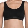 Mπουστάκι βαμβακερό Sloggi Double Comfort Top Μαύρο