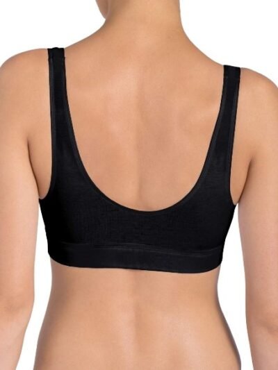 Alternative view of Mπουστάκι βαμβακερό Sloggi Double Comfort Top Μαύρο